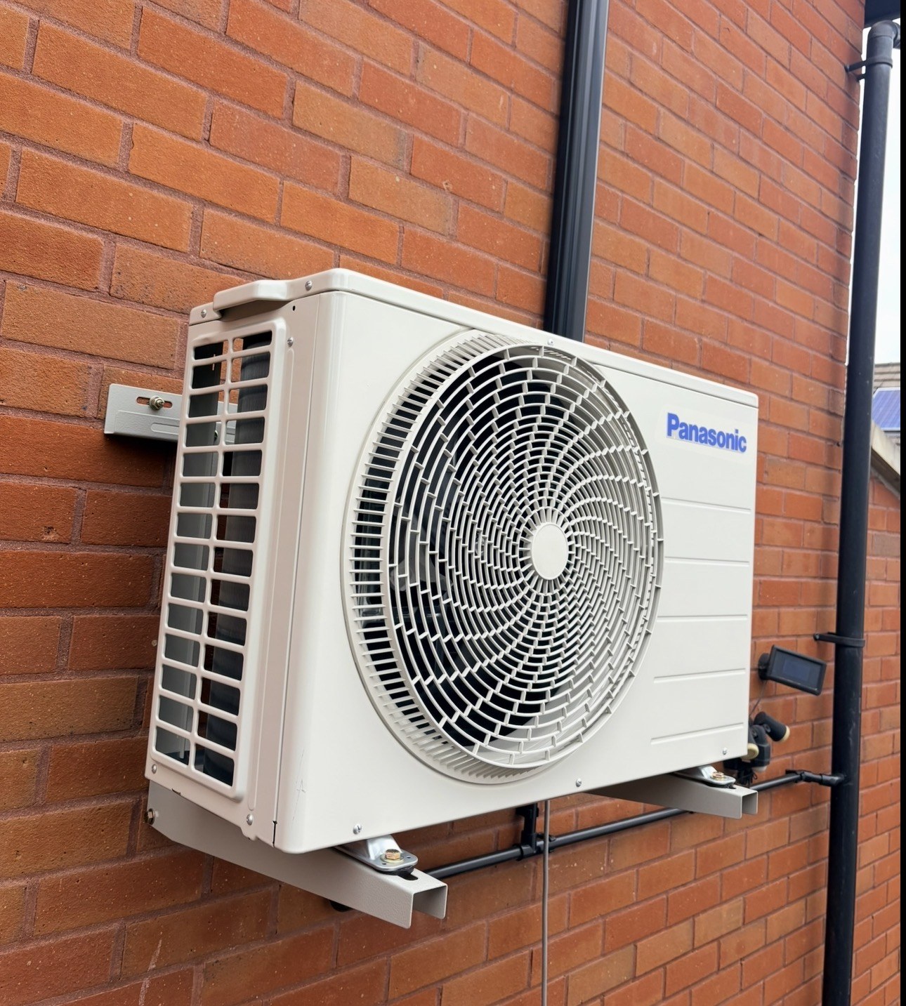 Panasonic outdoor AC installation