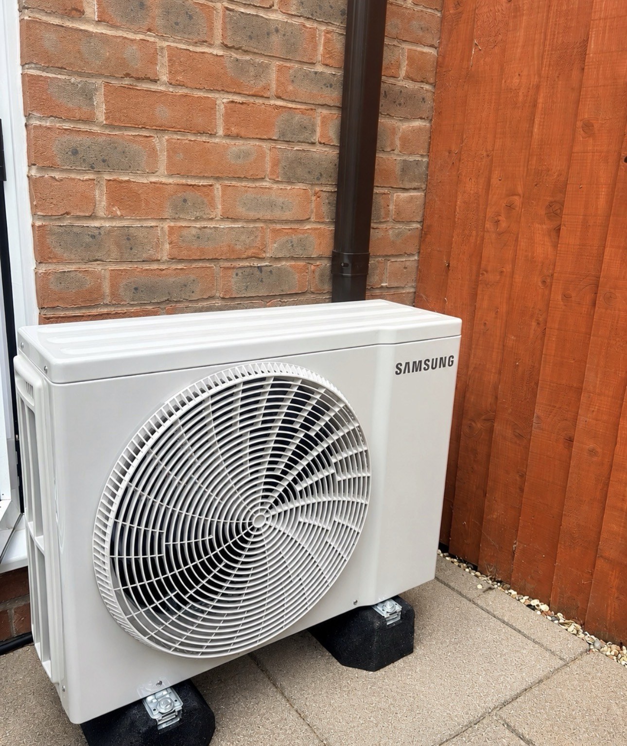 Samsung outdoor AC installation
